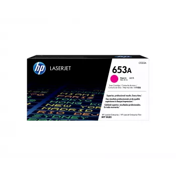 Kasetė HP 653A rausva, 6000 puslapių