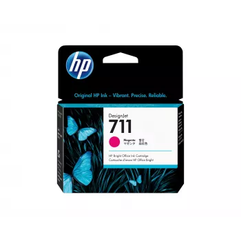HP 711 29 ml rausvai raudona DesignJet rašalo kasetė