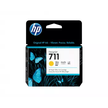 HP 711 29 ml geltona DesignJet rašalo kasetė