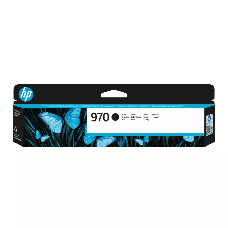 HP 970 juoda originali rašalo kasetė, Juoda, 1 vnt., 3000 puslapių