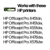 HP 970XL didelės išeigos juoda originali rašalo kasetė, juoda, 1 vnt., 9200 puslapių