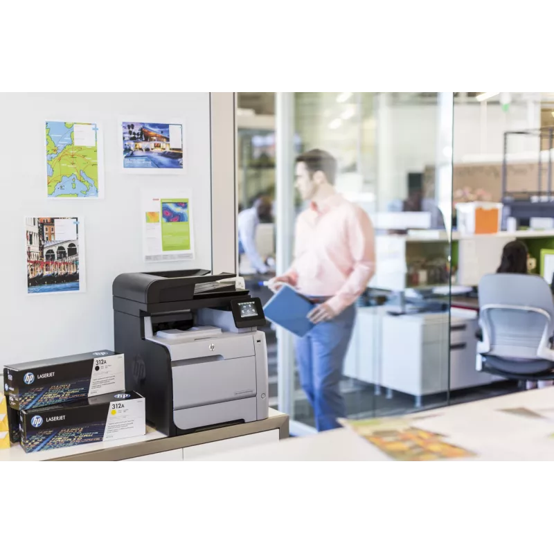 HP 312A geltona LaserJet tonerio kasetė, 2700 puslapių, geltona