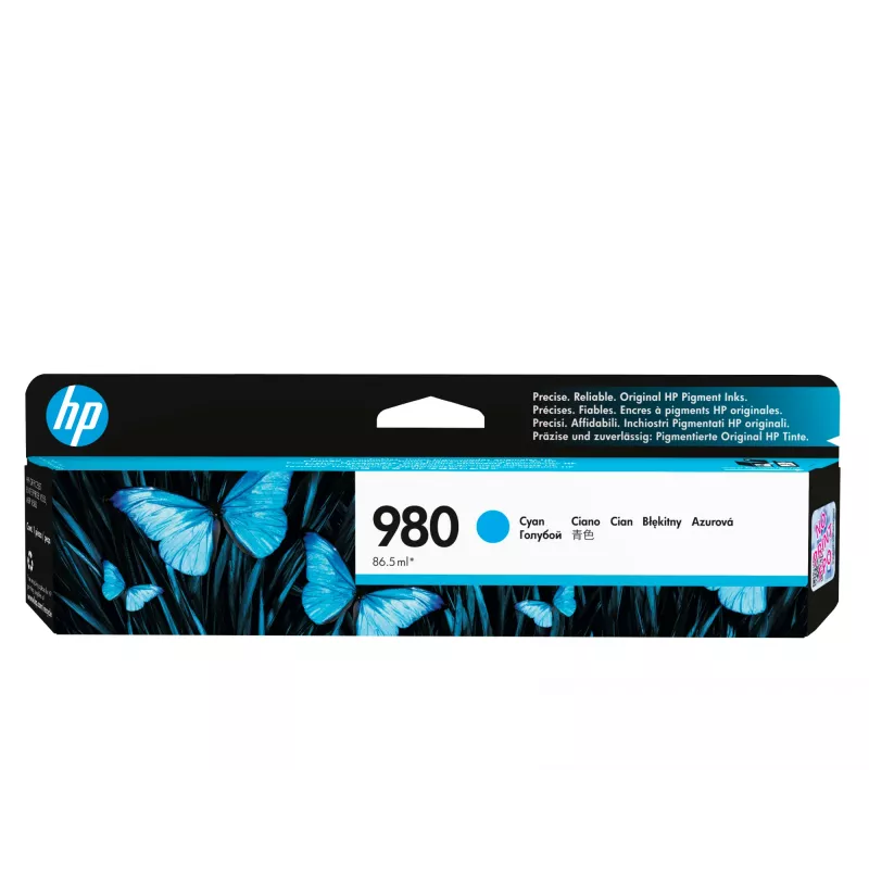 HP 980 Originali žydra rašalo kasetė, žydra, 1 vnt., 6600 puslapių