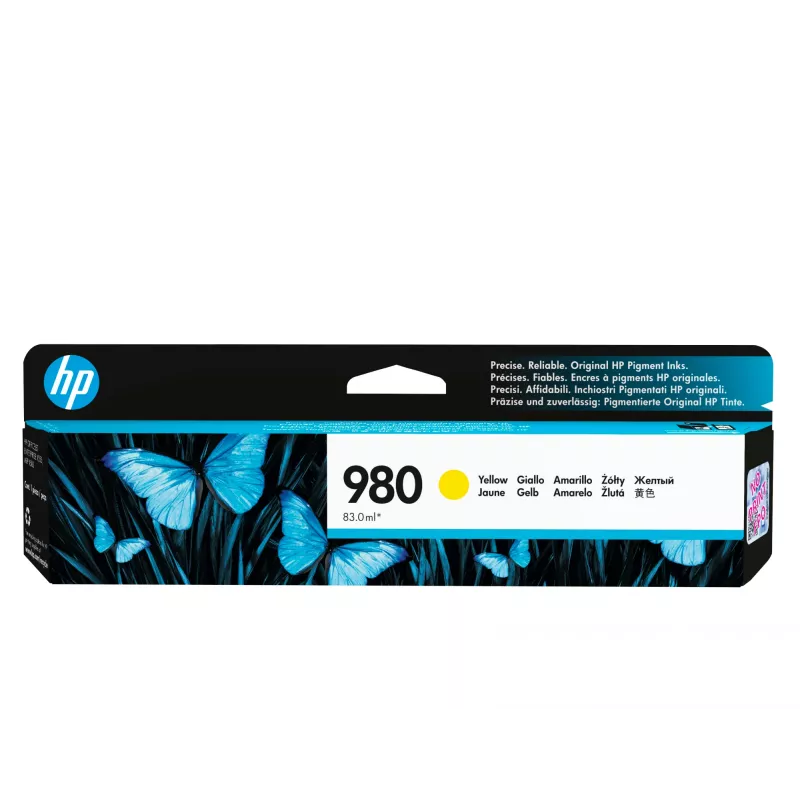 Kasetė HP 980 Geltona 86,5 ml D8J09A