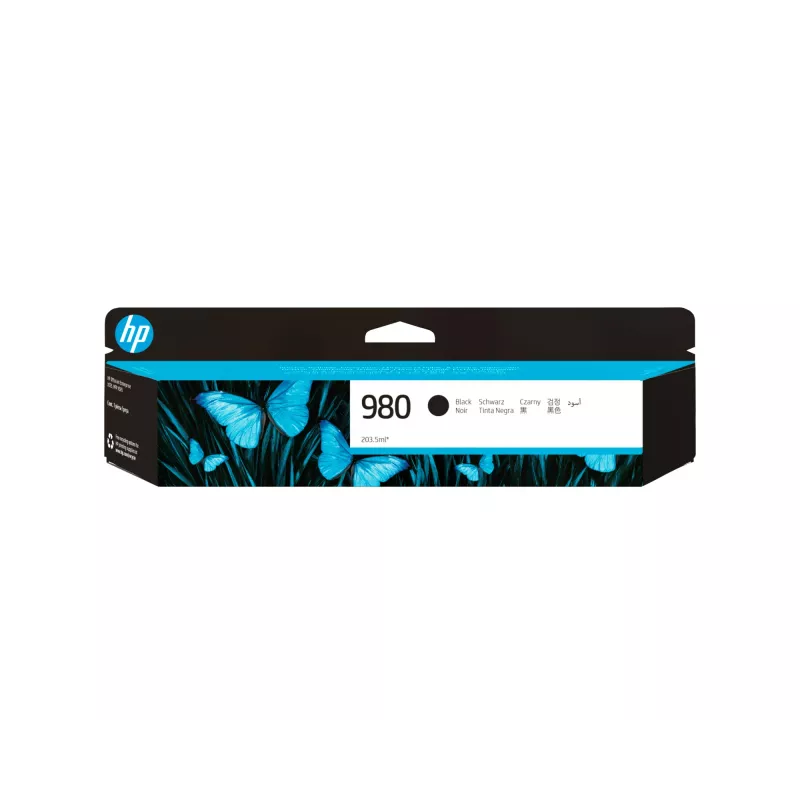 HP 980 Originali juoda rašalo kasetė