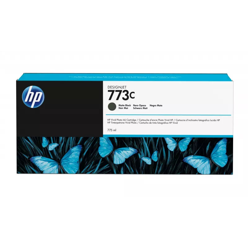 HP 773C 775 ml matinės juodos spalvos „DesignJet“ rašalo kasetė