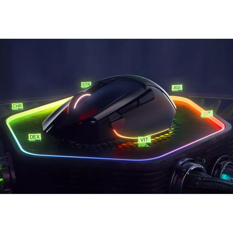 RAZER Basilisk V3 Pro pritaikoma belaidė žaidimų pelė su Razer HyperScroll pakreipiamu ratuku