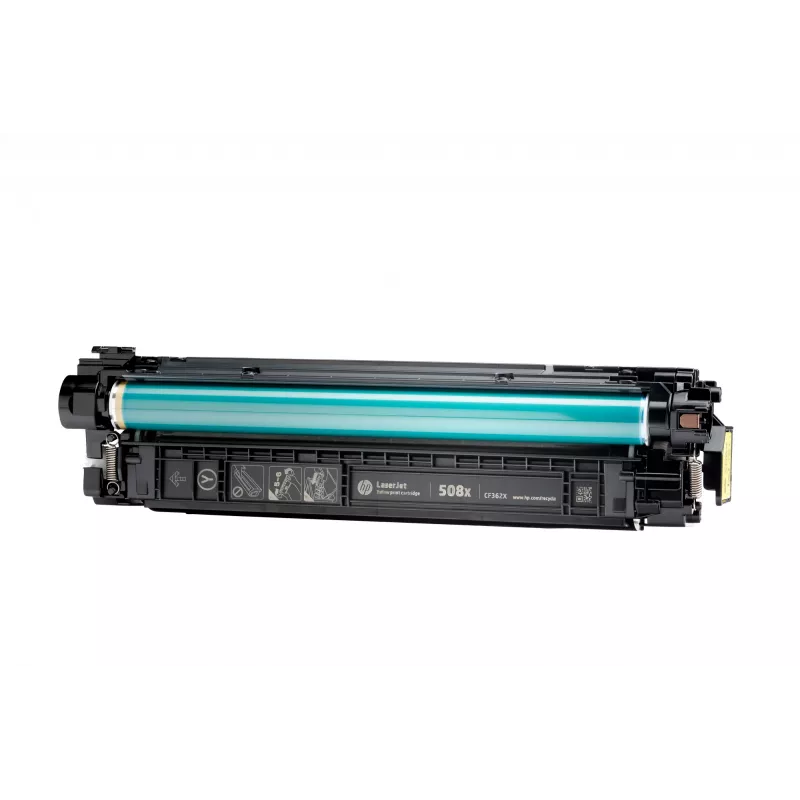 HP 508X didelės išeigos geltona originali „LaserJet“ kasetė, 9500 puslapių, geltona, 1 vnt.