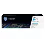 HP 201A Cyan Original LaserJet Toner kasetė. Spalvoto tonero puslapių išeiga: 1330 puslapių, Spausdinimo spalvos: Cianas, Kiekis pakuotėje: 1 vnt.