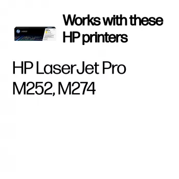 Tonerių kasetė HP CF402A 201A 1400 puslapių geltona