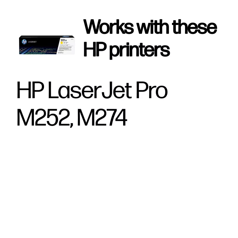 Tonerių kasetė HP CF402A 201A 1400 puslapių geltona