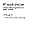 Tonerių kasetė HP CF402A 201A 1400 puslapių geltona