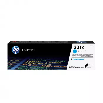 HP 201X didelės išeigos žalsvai mėlyna originali LaserJet kasetė, 2300 puslapių, žalsvai mėlyna, 1 vnt.