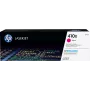 HP 410X didelės išeigos purpurinė originali LaserJet tonerio kasetė