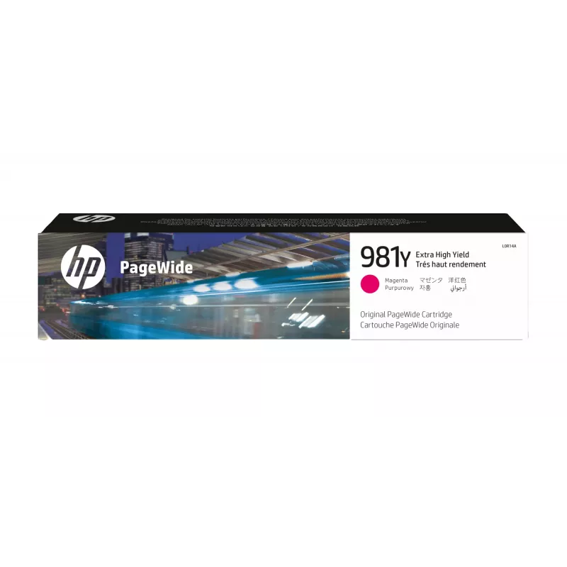 HP 981Y ypač didelės išeigos magenta originali PageWide kasetė