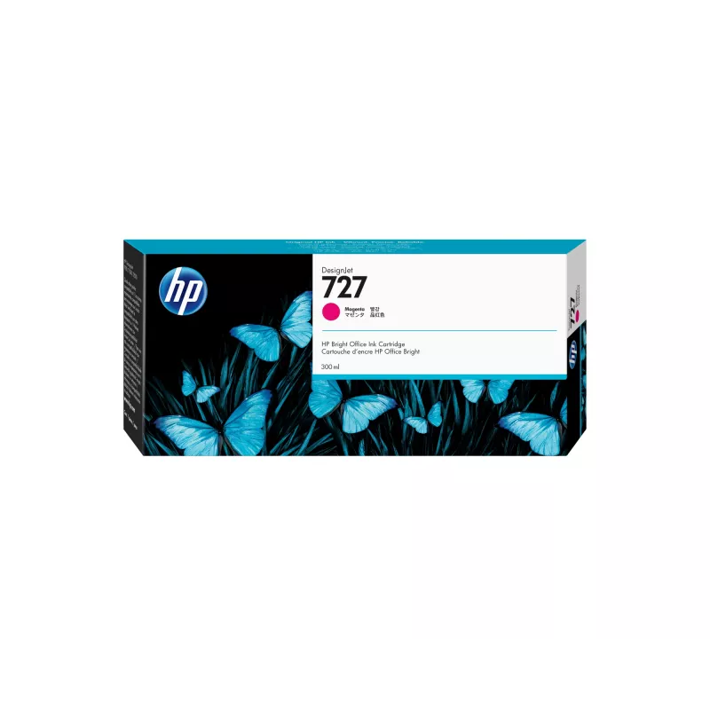 HP 727 300 ml purpurinis „DesignJet“ rašalinis kasetas