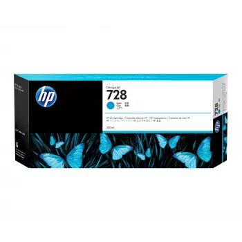HP 728 300 ml žydra DesignJet rašalo kasetė
