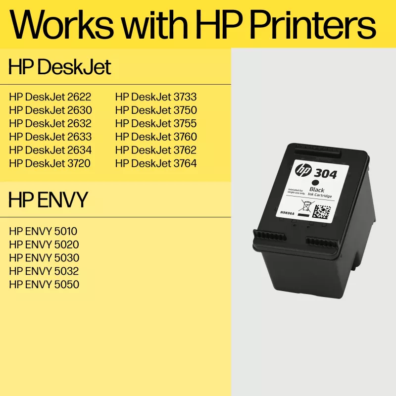 HP 304XL trijų spalvų originali rašalo kasetė