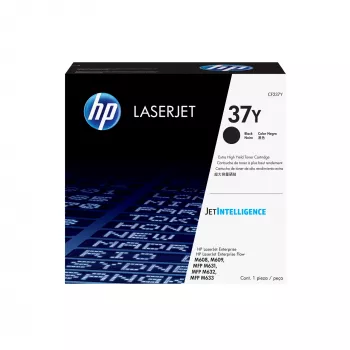 HP 37Y itin didelės išeigos juodas originalus LaserJet kasečių kasetė