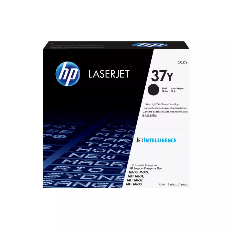 HP 37Y itin didelės išeigos juodas originalus LaserJet kasečių kasetė