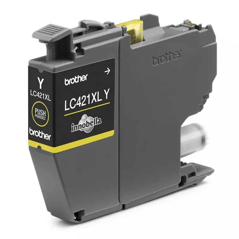 Brother LC-421XLY rašalo kasetė 1 vnt. Originali didelės (XL) talpos geltona