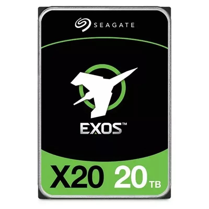 “Seagate Enterprise Exos X20” vidinis kietasis diskas 20 TB 7200 RPM 3,5 col. Serial ATA III