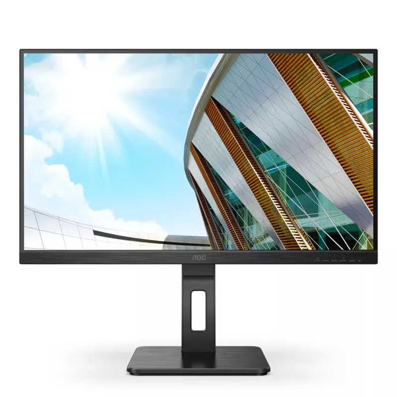 AOC U27P2CA kompiuterio monitorius 68,6 cm (27 colių) 3840 x 2160 pikselių 4K Ultra HD LED juodas
