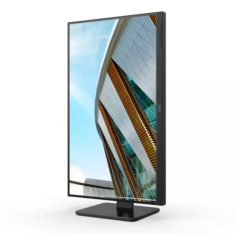 AOC U27P2CA kompiuterio monitorius 68,6 cm (27 colių) 3840 x 2160 pikselių 4K Ultra HD LED juodas