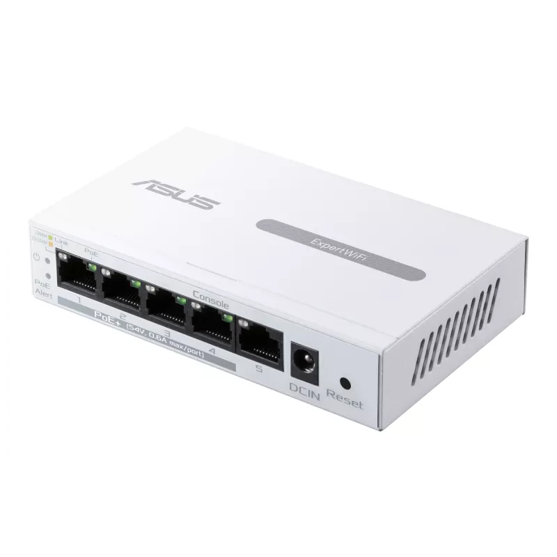 ASUS ExpertWiFi EBP15 valdomas Gigabit Ethernet (10/100/1000) maitinimas per Ethernet (PoE) balta
