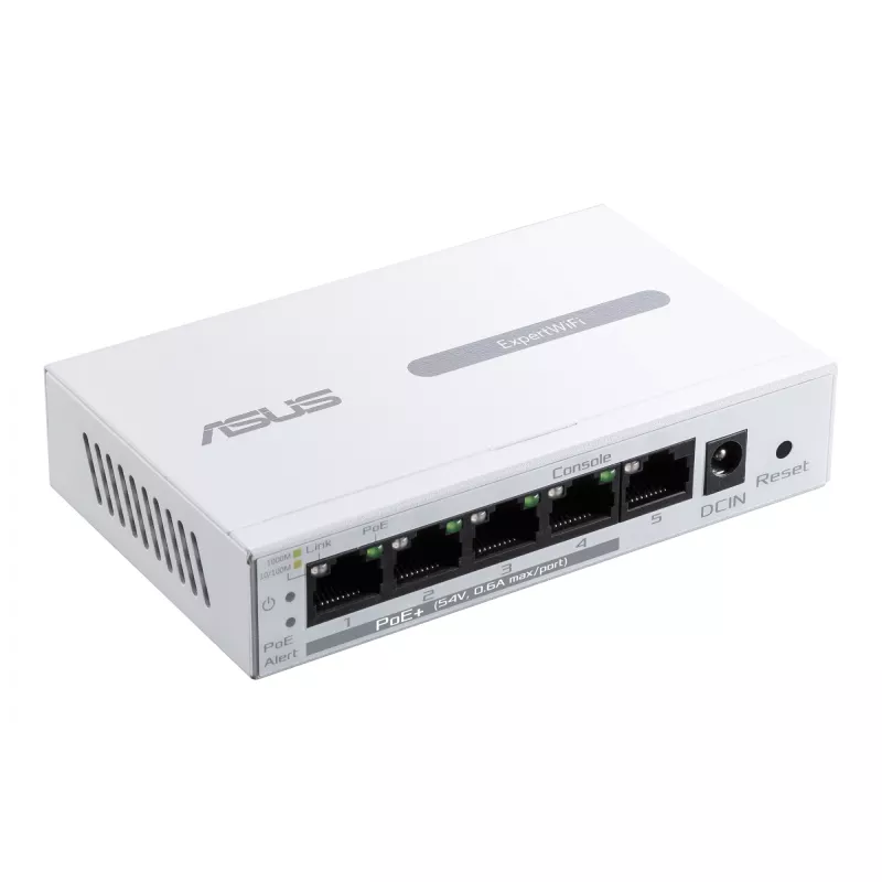 ASUS ExpertWiFi EBP15 valdomas Gigabit Ethernet (10/100/1000) maitinimas per Ethernet (PoE) balta