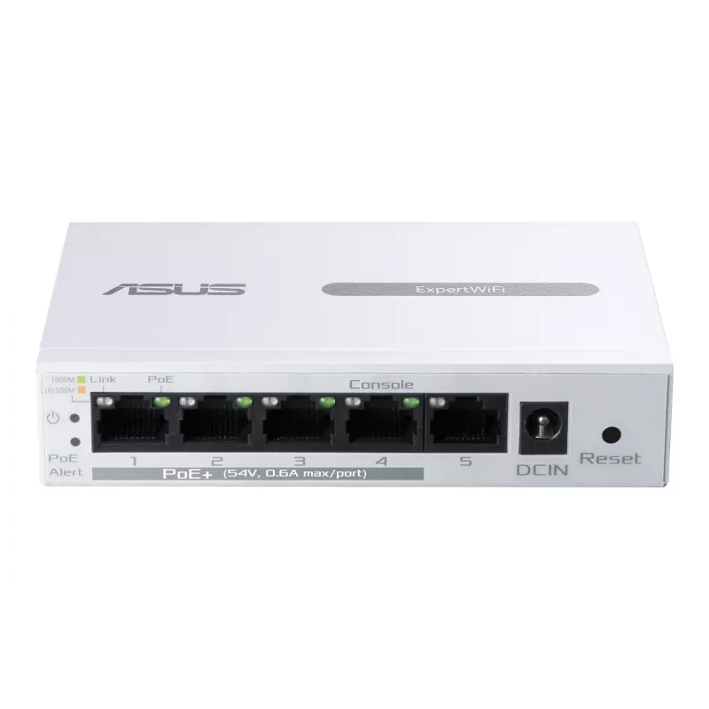 ASUS ExpertWiFi EBP15 valdomas Gigabit Ethernet (10/100/1000) maitinimas per Ethernet (PoE) balta