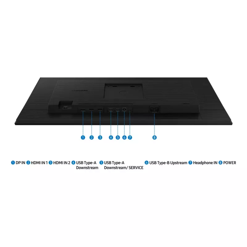 Monitorius Samsung 27 colių S40GD LCD Full HD 1920x1080 IPS 5 ms 100 Hz VESA USB-hub HDMI DisplayPort