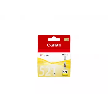 Canon CLI-521Y Geltonas Rašalo Kasetė, Geltonas, Pigmentinis rašalas, 1 vnt., Vienetinis pakuotė