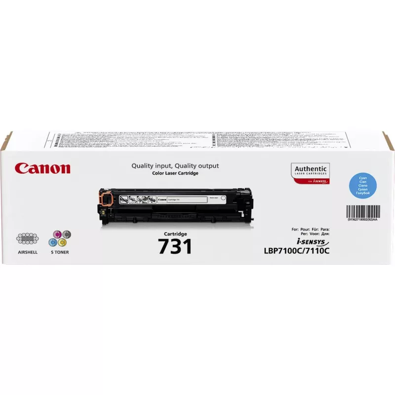Canon 731 tonerio kasetė 1 vnt. Originali Žydra