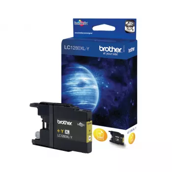 Brother LC1280XLY rašalo kasetė 1 vnt. Originali didelės (XL) talpos geltona