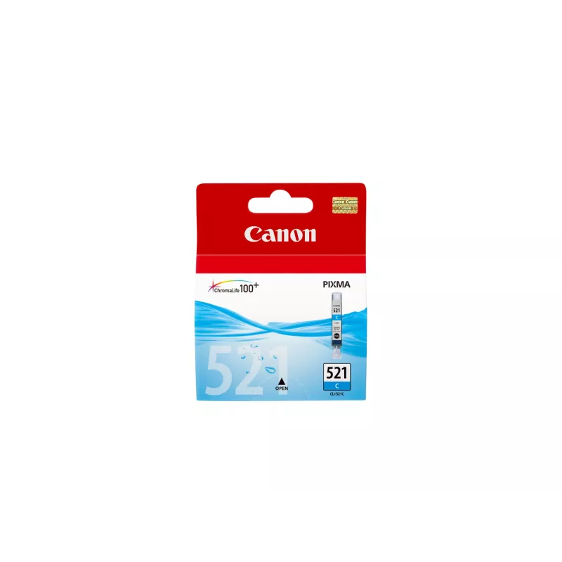 Canon CLI-521C Žydra rašalo kasetė, Žydra, 1 vnt.