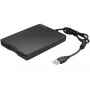 Sandberg USB diskelių įrenginys, išorinis diskelių įrenginys, USB 2.0, 360 aps./min, 102 mm, 140 mm, 17 mm