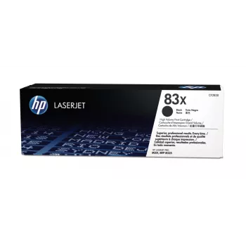 HP 83X didelės išeigos juoda originali LaserJet tonerio kasetė, 2200 puslapių, juoda, 1 vnt.