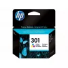 HP 301 Original rašalo kasetė, trispalvė. Spalvoto rašalo puslapių išeiga: 150 psl., spausdinimo spalvos: žydra, purpurinė, geltona, kiekis pakuotėje: 1 vnt.