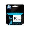 HP 301 Original rašalo kasetė, trispalvė. Spalvoto rašalo puslapių išeiga: 150 psl., spausdinimo spalvos: žydra, purpurinė, geltona, kiekis pakuotėje: 1 vnt.