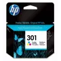 HP 301 Original rašalo kasetė, trispalvė. Spalvoto rašalo puslapių išeiga: 150 psl., spausdinimo spalvos: žydra, purpurinė, geltona, kiekis pakuotėje: 1 vnt.