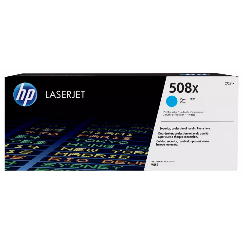 HP 508X didelės išeigos žydra originali „LaserJet“ kasetė