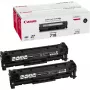 Canon CRG-718 Bk VP juodas dažiklio kasetė 2 vnt. Originali juoda