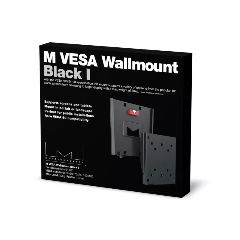 Wallmount Multibrackets M VESA I Juoda 50x50 75x75 100x100