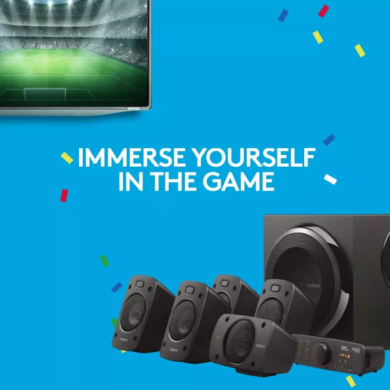 LOGITECH Z906 5.1 garsiakalbių sistema su erdviniu garsu