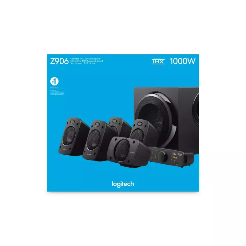 LOGITECH Z906 5.1 garsiakalbių sistema su erdviniu garsu