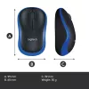 Pelė Logitech Wireless Mouse Blue 910-002239