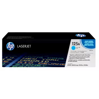 “HP 125A” žydra Originali „LaserJet“ tono kasetė, 1400 puslapių, žydra, 1 vnt.