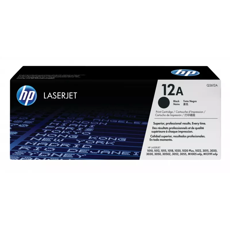 HP 12A Original LaserJet juodos spalvos tonerio kasetė