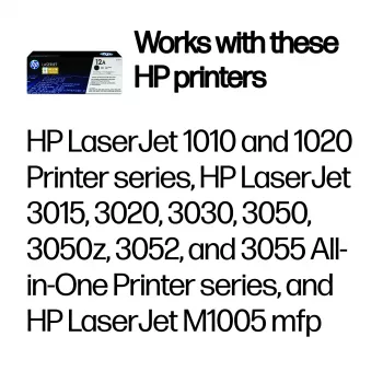 HP 12A Original LaserJet juodos spalvos tonerio kasetė